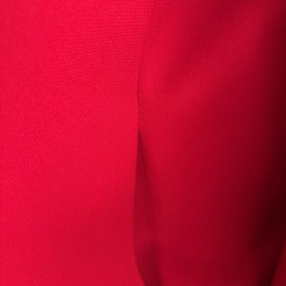 ZARA GORGEOUS RED COAT WITH BEAUTIFUL RUFFLED SLEEVES, Z. L, NWT - Picture 10 of 13